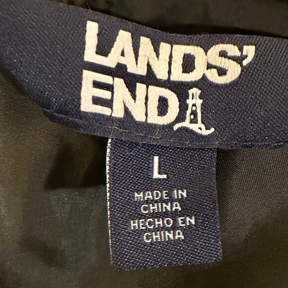 Lands' End Women's 3-in-1 Systems Jacket & Vest Size L Black Water Resistant NEW - Picture 4 of 15
